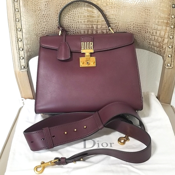 Gorgeous Christian Dior Dioraddict Top handle Leather satchel Handbag - Picture 7 of 16